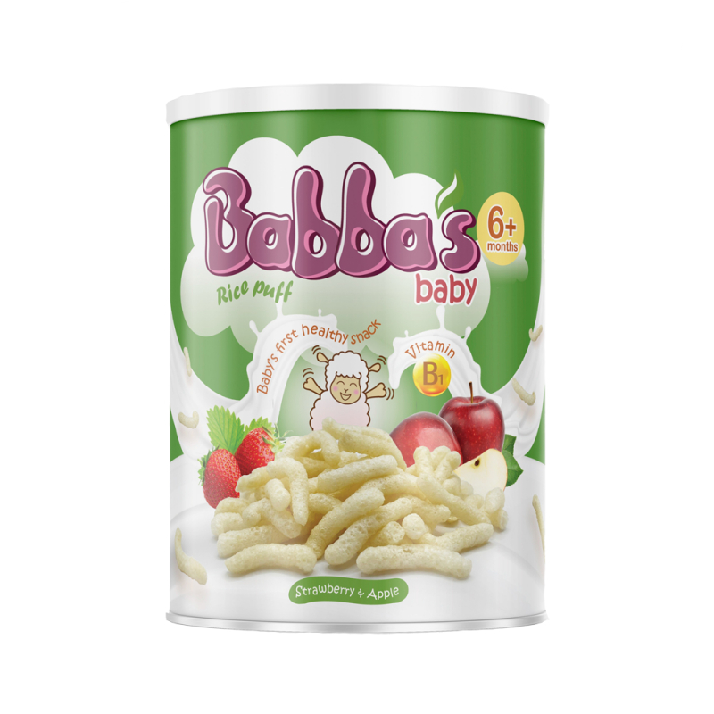 BÁNH GẠO ĂN DẶM BABBA'S BABY NHẬP KHẨU MALAYSIA