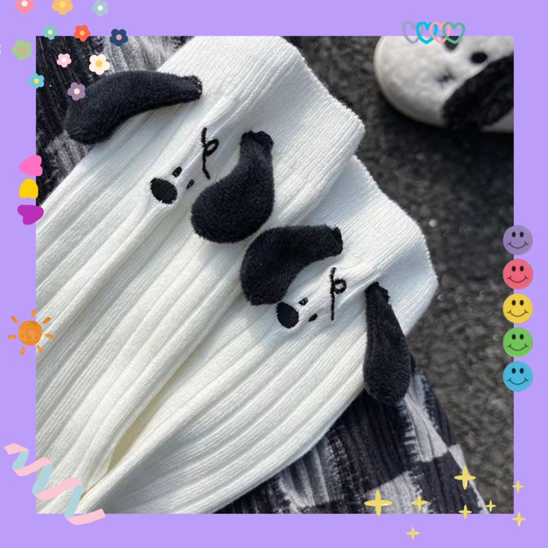 Vớ tất cổ cao Puppy 🐶 Mặt trước baby đáng yêu