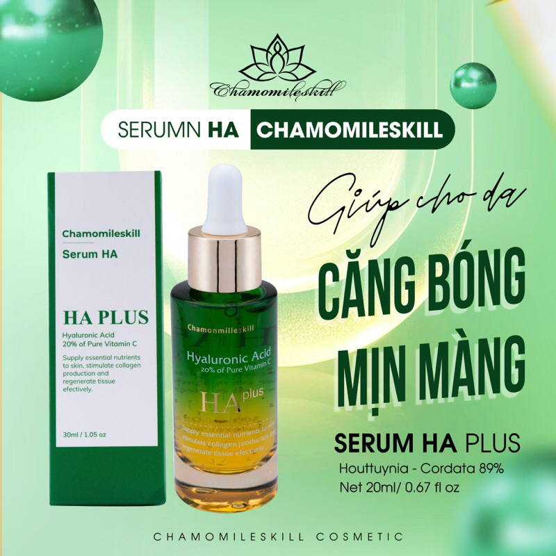 Serum HA chamomileskill hàng chuẩn kèm quà tặng