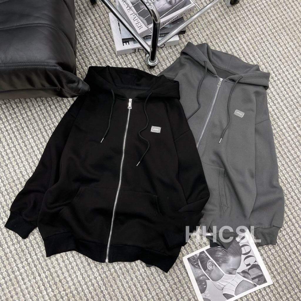 Áo hoodie, áo doodie khóa zip mickey chất liệu nỉ bông nam nữ