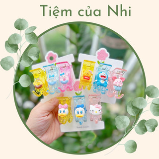 Set kẹp càng cua 3 răng hoạt hình
