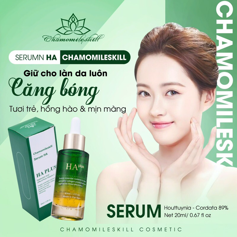 Serum HA chamomileskill hàng chuẩn kèm quà tặng