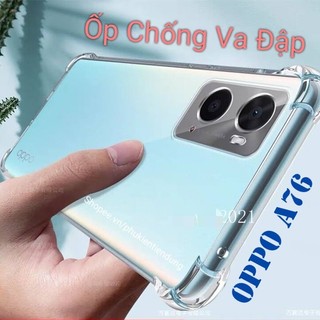 ỐP LƯNG OPPO A76 / A36 Dẻo Trong Suốt Có 4 Cạnh Chống Sốc, Chống Va Đập