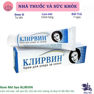 Kem mờ sẹo klirvin, mờ thâm, sẹo lồi, sẹo lõm, sẹo do mụn 25g