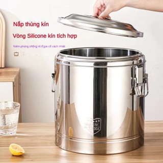 Bình giữ nhiệt inox 3 tầng cỡ lớn 10L-80L,bình giữ nhiệt