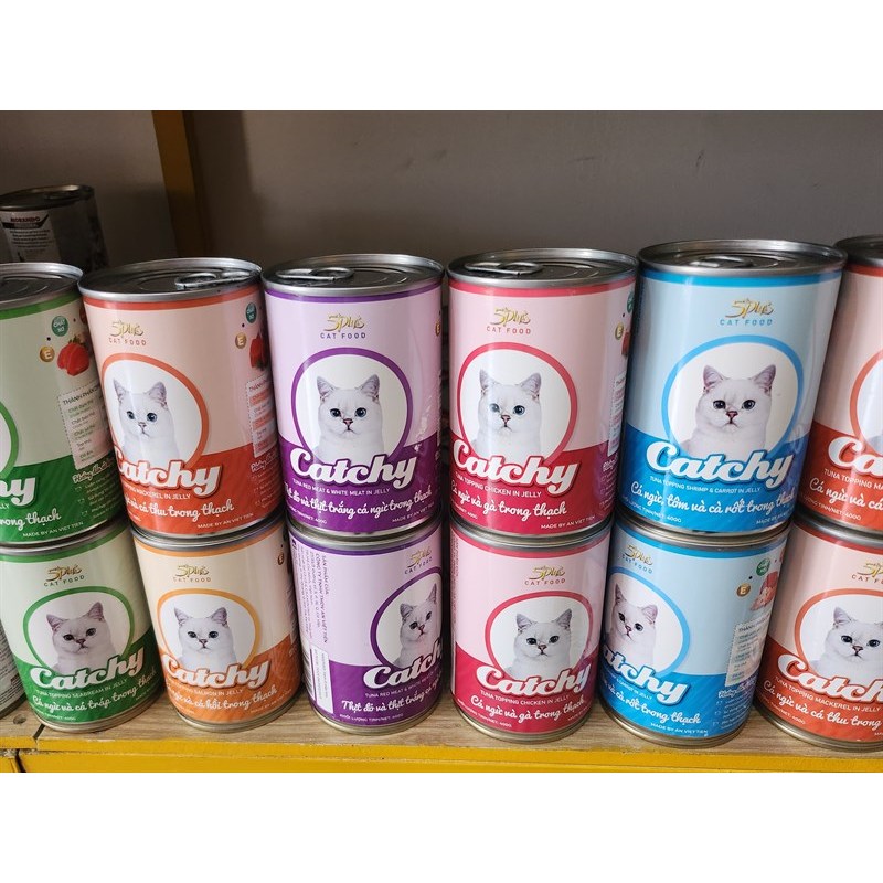PATE CATCHY LON 400G CHO MÈO