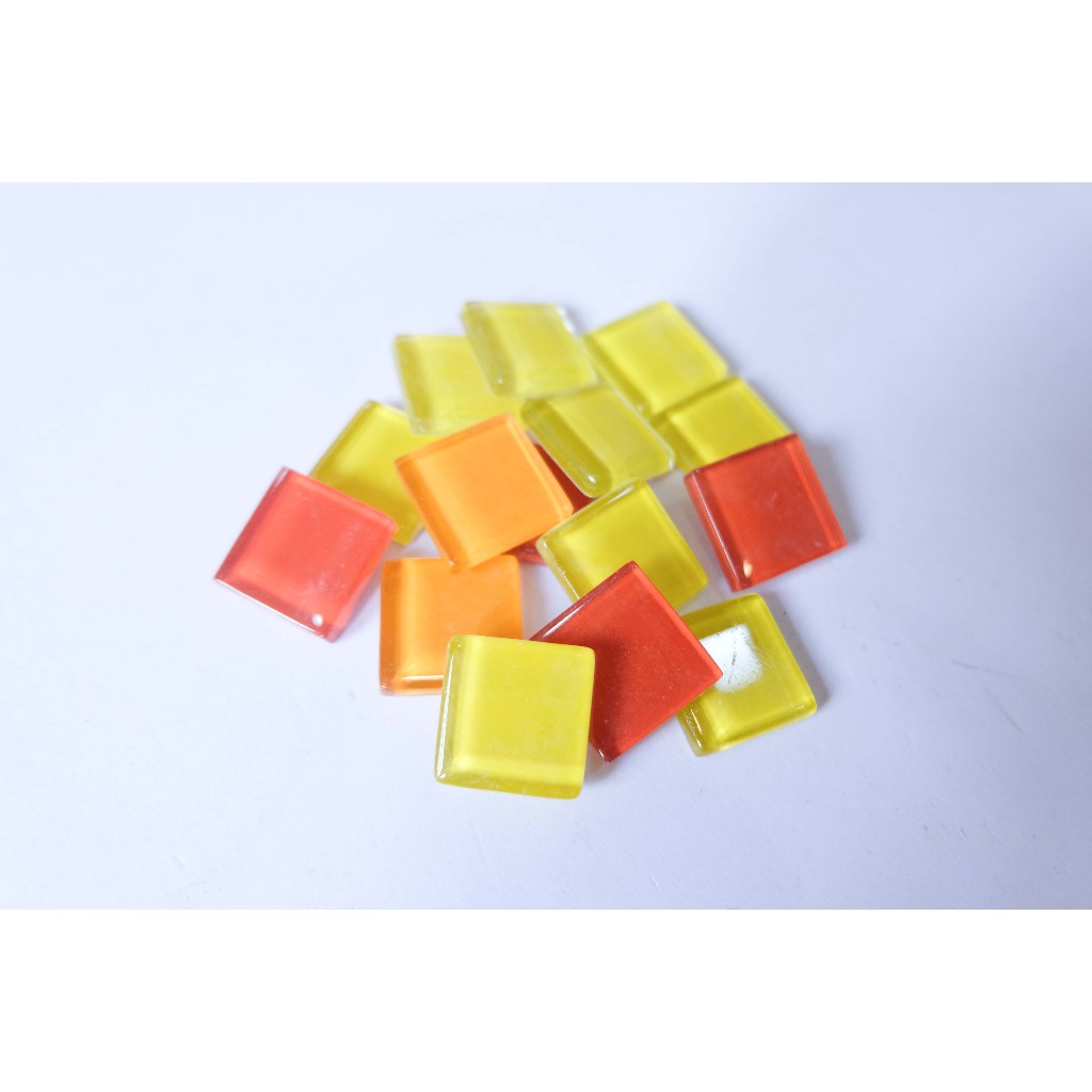 Hạt kính hạt mosaic 2cm, nguyên liệu trang trí home decor, nguyên liệu handmade DIY làm tranh trang trí