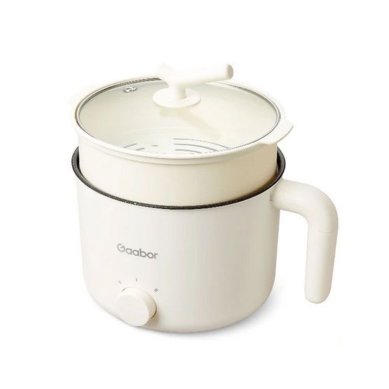Nồi điện đa năng dung tích 1,5L GAABOR GR-N15A phủ lớp chống dính, công suất 600W, 2 mức nhiệt