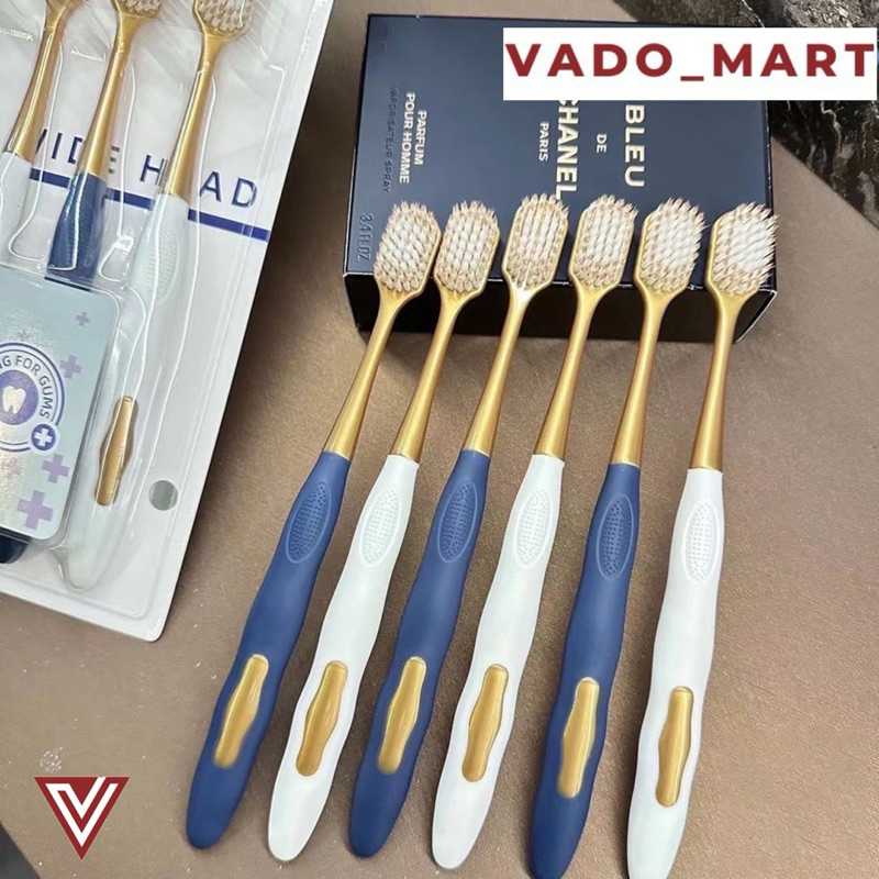 Set 6 Bàn Chải Đánh Răng Nội Địa Cao Cấp Mềm Mại Chải Siêu Êm VADO.MART