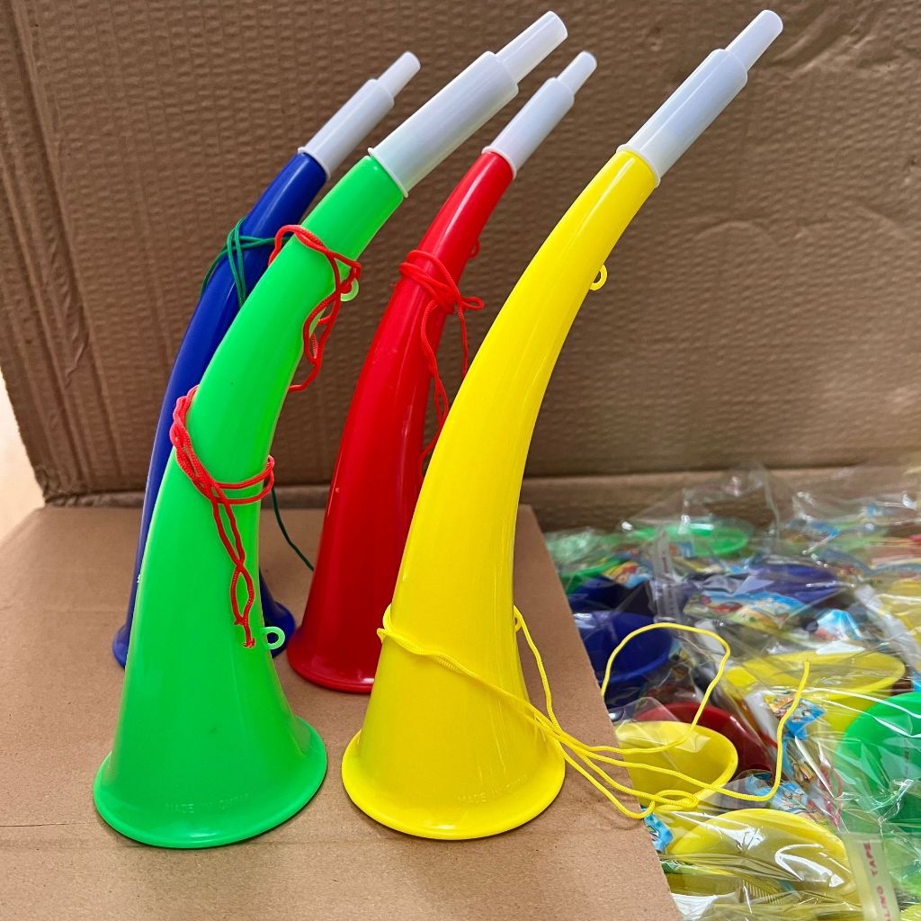 Đồ chơi Kèn Loa cổ vũ đá banh cổ vũ bóng đá vui chơi lễ hội còi kèn vuvuzela còi cổ động