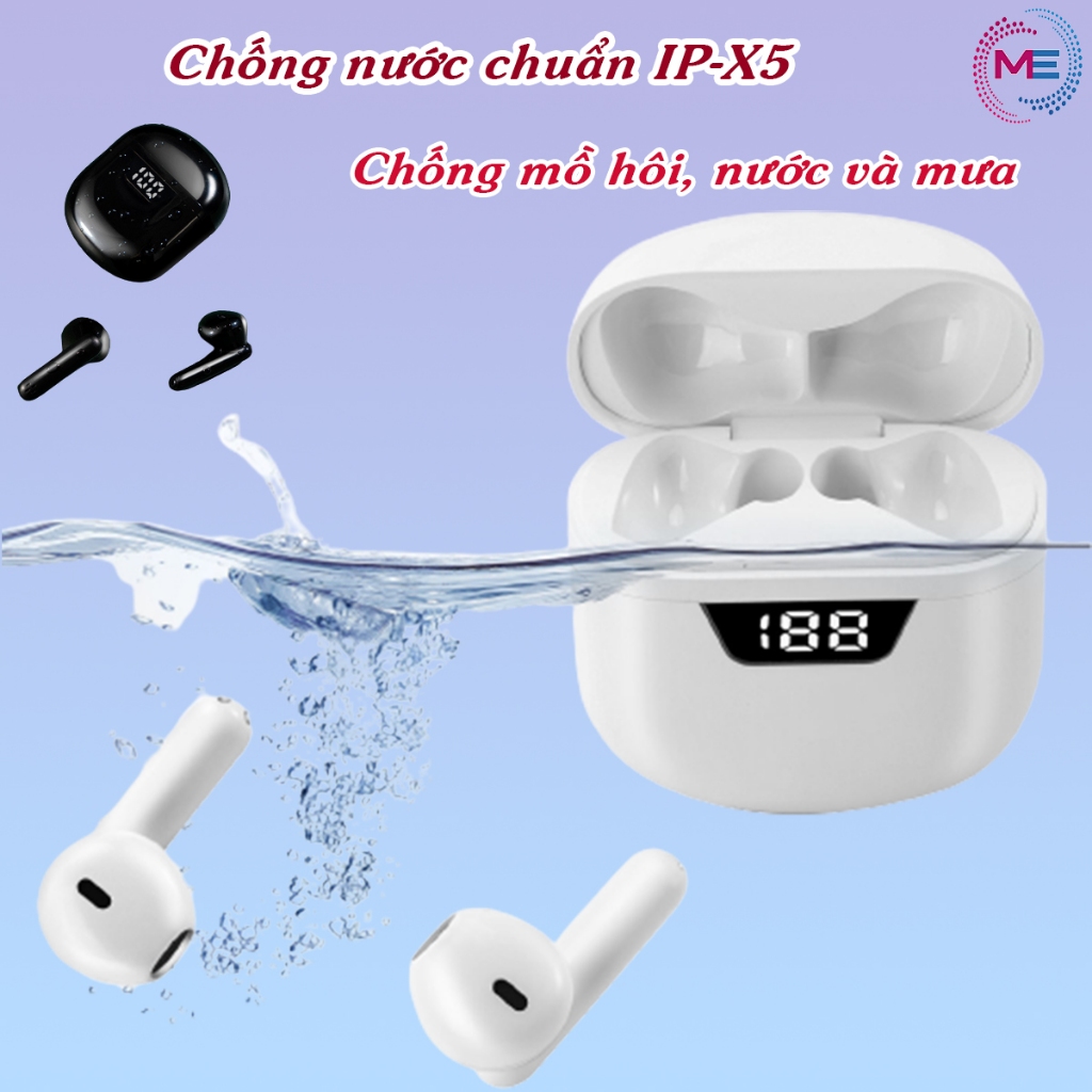 TAI NGHE BLUETOOTH NHÉT TAI  CÓ BẢNG ĐIỆN TỬ THEO DÕI