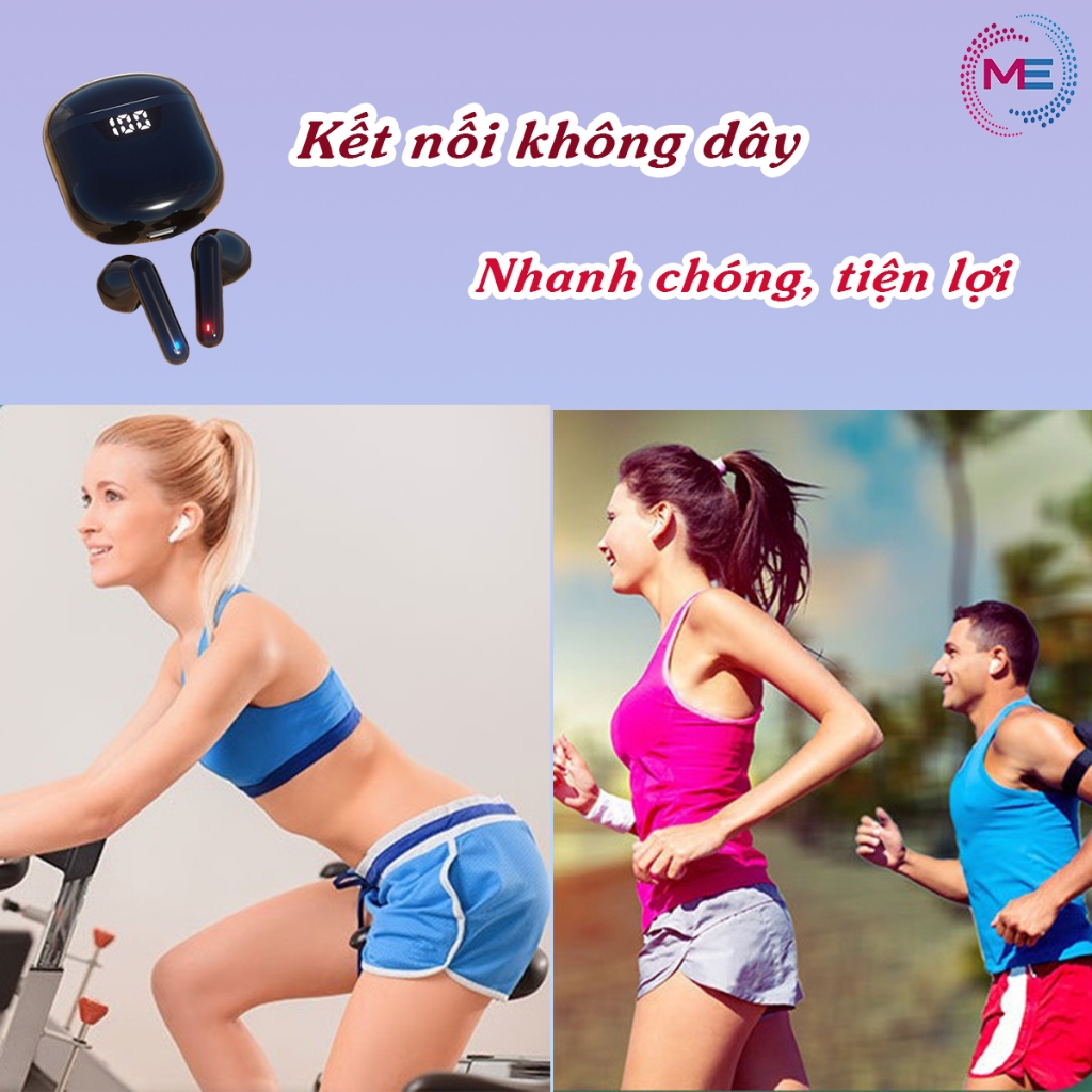 TAI NGHE BLUETOOTH NHÉT TAI  CÓ BẢNG ĐIỆN TỬ THEO DÕI