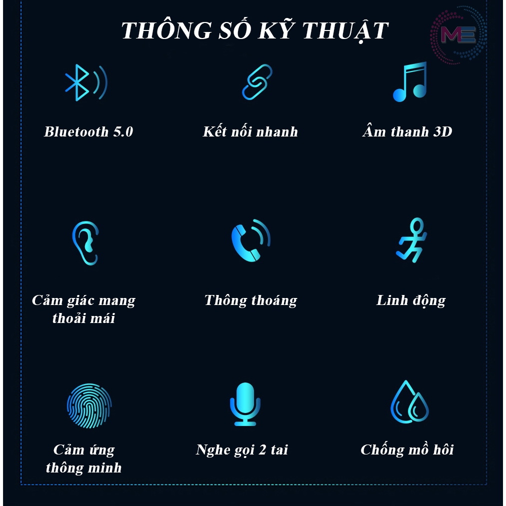 TAI NGHE BLUETOOTH NHÉT TAI  CÓ BẢNG ĐIỆN TỬ THEO DÕI