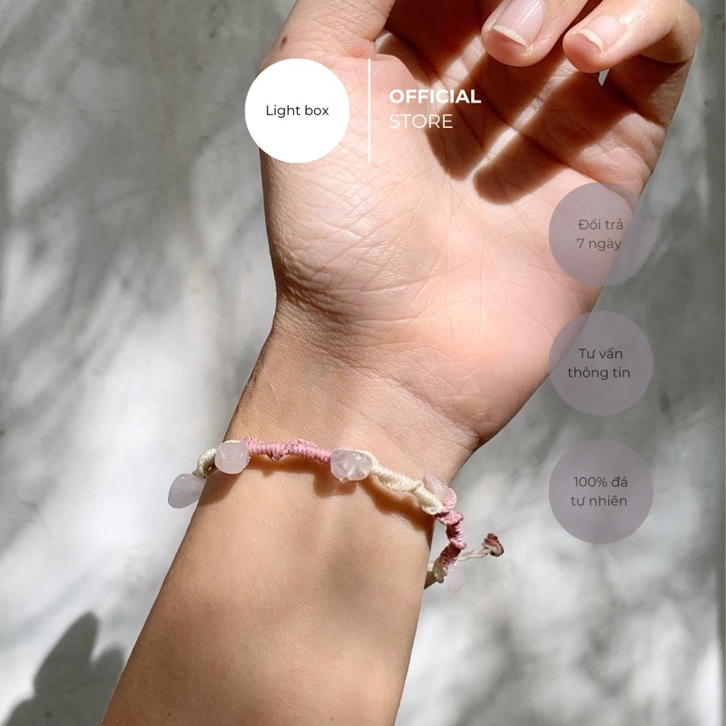 Vòng tay handmade - HERE AND NOW, vòng tay đôi, macrame