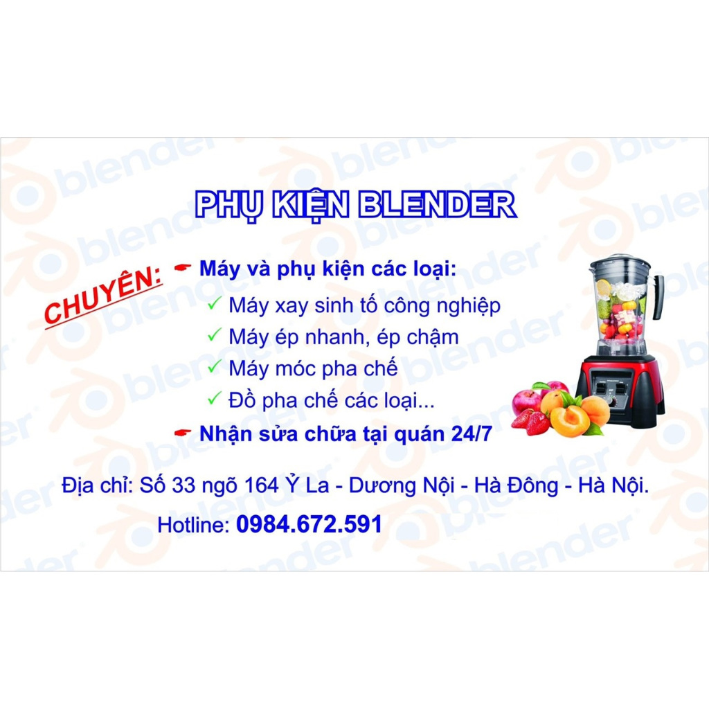 Thanh tháo đế lưỡi dao máy xay sinh tố công nghiệp