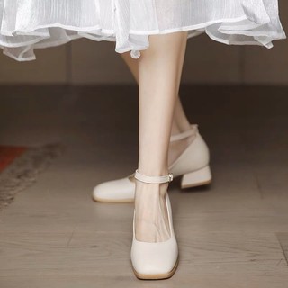 Giày búp bê mũi vuông ulzzang 3cm