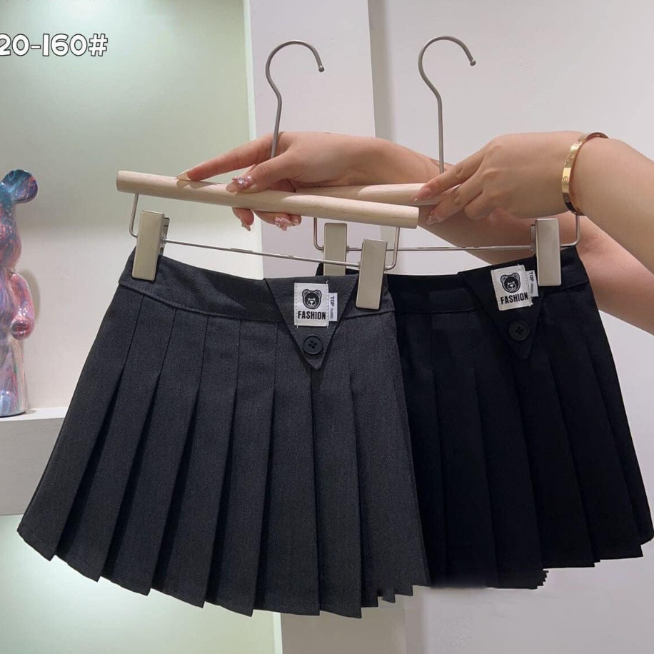 Chân váy xếp ly , chân váy chữ A  bé gái
