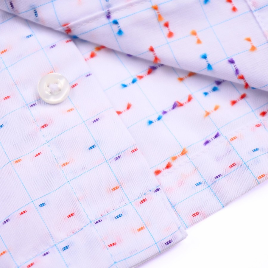 Áo sơ mi nam ngắn tay vạt ngang Pierre Cardin cao cấp xuất Hàn 100% cotton dáng Áo Regular ACN042 | Korea Outlet