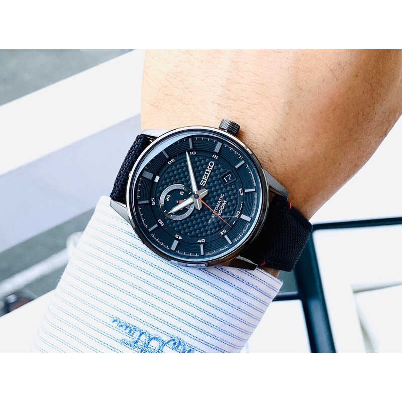 Đồng hồ nam dây vải Seiko Automatic Sport SSA383K1