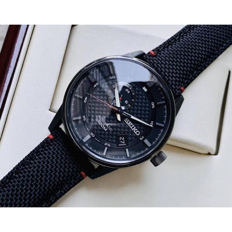Đồng hồ nam dây vải Seiko Automatic Sport SSA383K1