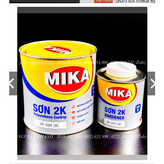 Sơn Lót Mika Epoxy 2 thành phần