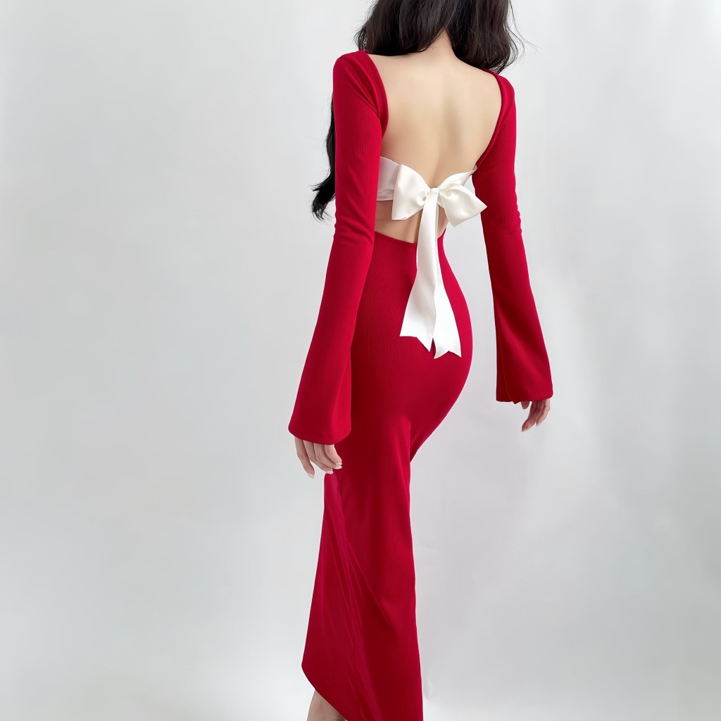 Rancy đầm body nơ TADstore