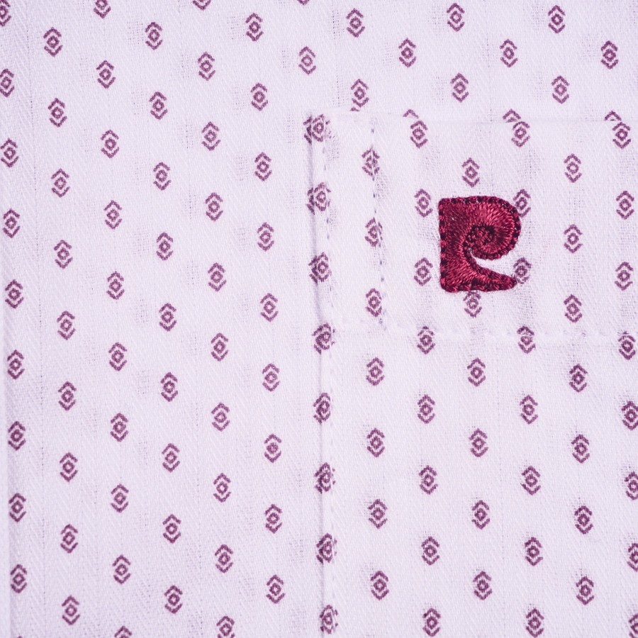 Áo sơ mi nam ngắn tay vạt ngang Pierre Cardin cao cấp xuất Hàn 100% cotton dáng Áo Regular ACN043 | Korea Outlet