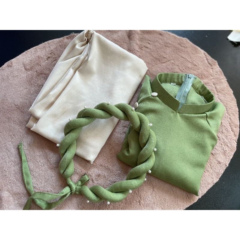 Set áo dài cách tân cho bé tặng mấn đủ size