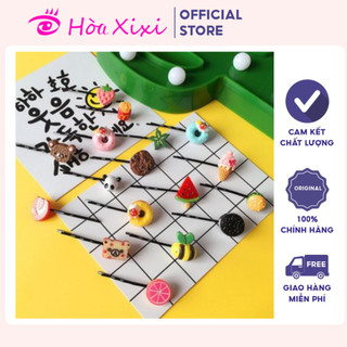 [Được chọn mẫu] Kẹp tóc hình hoa quả, đồ ăn siêu kute