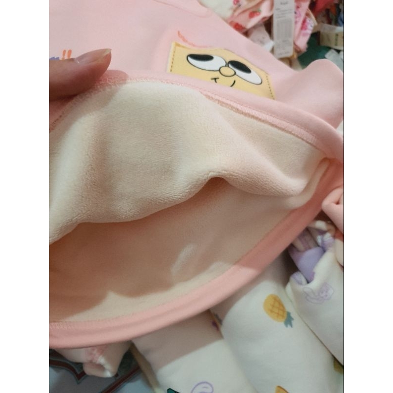 Bộ nỉ lót lông cừu cho bé