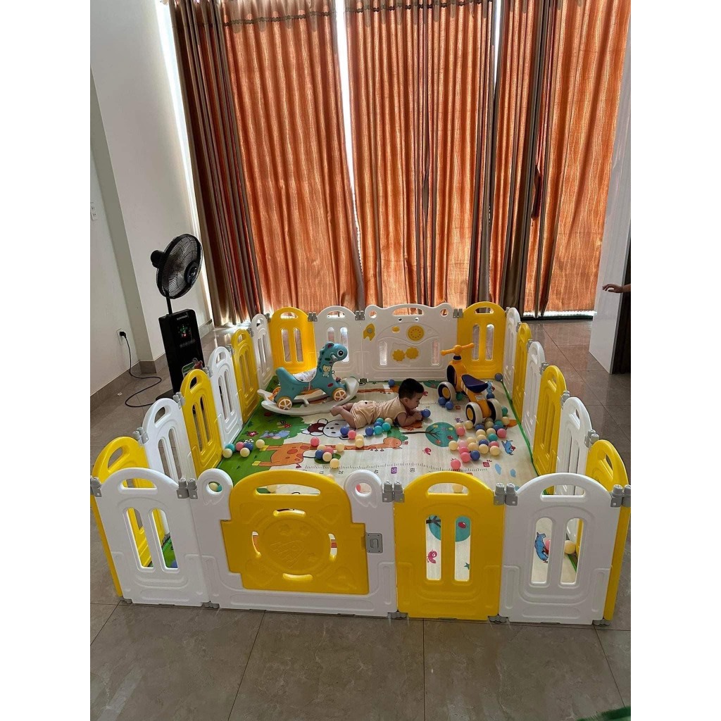 QUÂY BÓNG CHO BÉ - QUÂY BÓNG GẤP GỌN MẪU PHI HÀNG GIA CAO CẤP TẶNG KÈM THẢM VÀ BÓNG