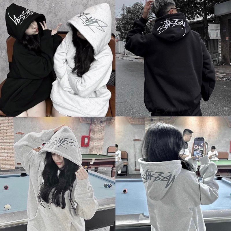Áo Khoác Hoodie Thêu Nón Basic💙FREESHIP💙Hàng Siêu Cấp - Đồ Đôi Nam Nữ Unisex