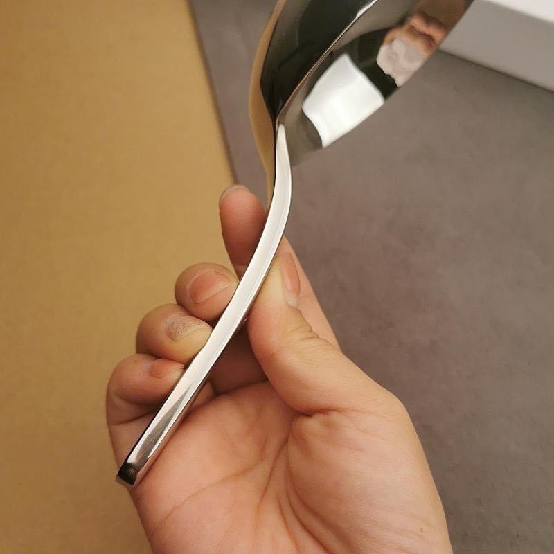 Muôi canh cán ngắn Chockmen 19cm Muôi múc canh inox muỗng canh inox