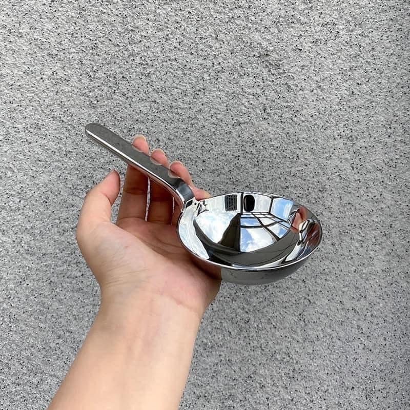 Muôi canh cán ngắn Chockmen 19cm Muôi múc canh inox muỗng canh inox