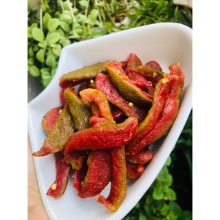500g ổi xá lị sấy muối ớt chua nhẹ, ngọt ngọt có cay cay mặn mặn