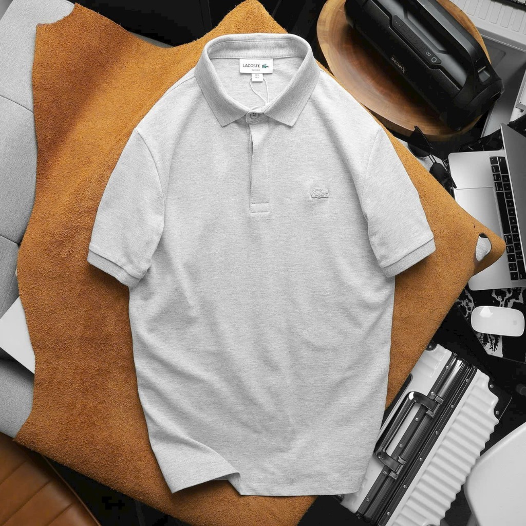 Áo PoLo LC cổ giấu nút 2 màu, cực tinh tế,form Regular chuẩn AUTH