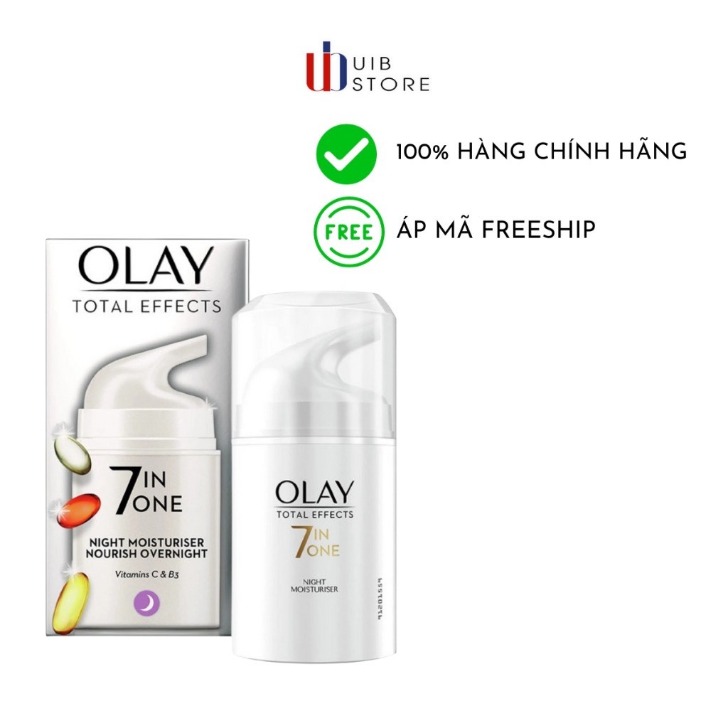 Kem Dưỡng Olay Total Effects 7 In 1 Ngày Và Đêm 50ml chống lão hóa, sáng da chống lão hóa 50ml