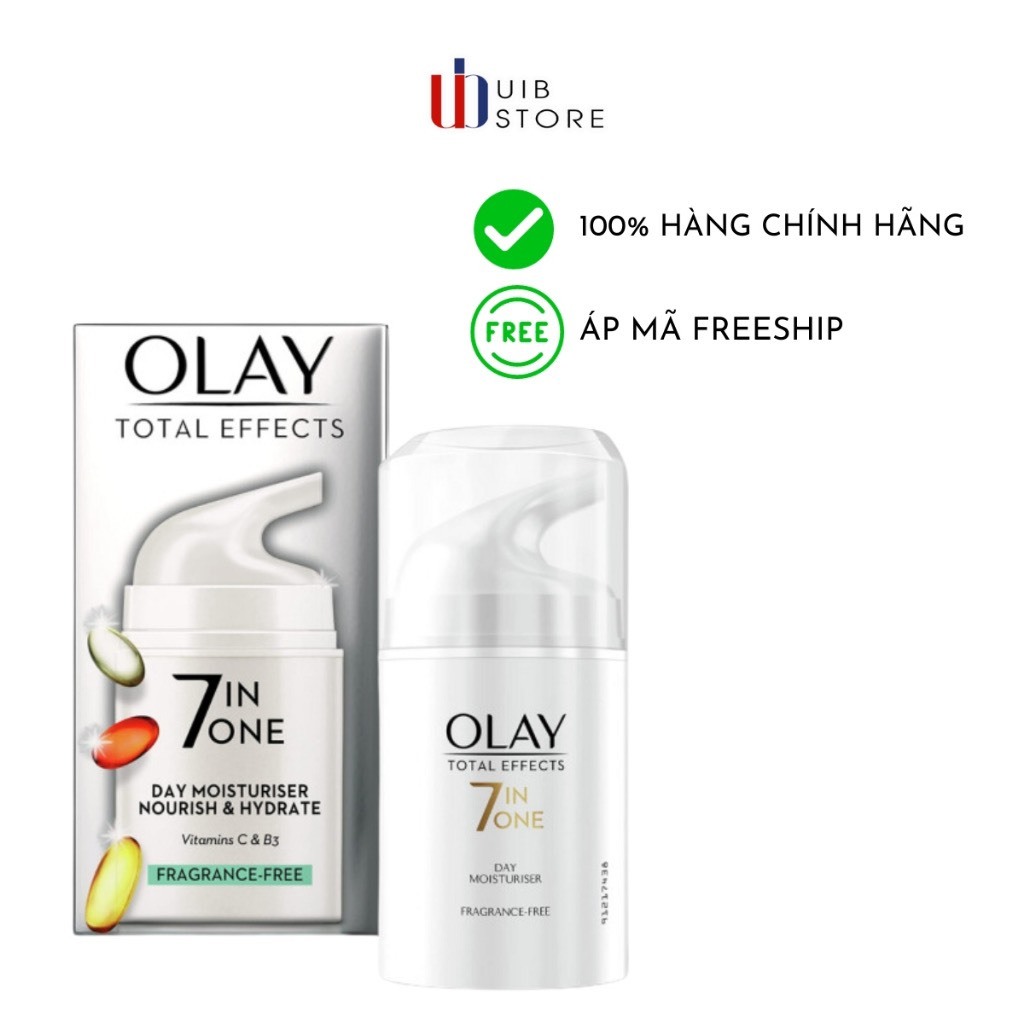 Kem Dưỡng Olay Total Effects 7 In 1 Ngày Và Đêm 50ml chống lão hóa, sáng da chống lão hóa 50ml