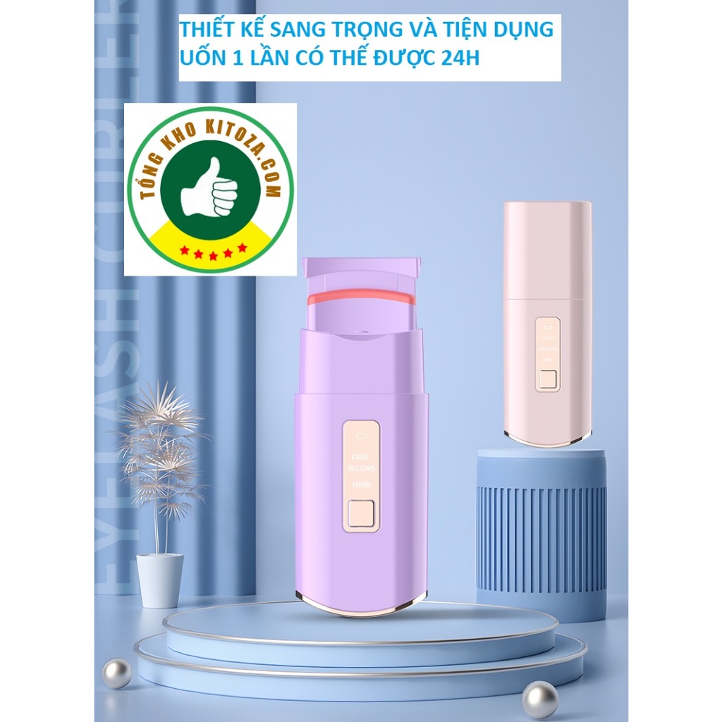 Máy Uốn Mi Nhiệt Tự Động tạo kiểu-kẹp bấm mi tại nhà,phòng trang điểm,salong kiểu mới quý phái 2024