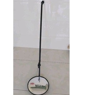  gương cầu lồi soi gầm xe soi nóc xe đường kính 300mm - tay cầm - bánh xe - đèn pin đầy đủ. 