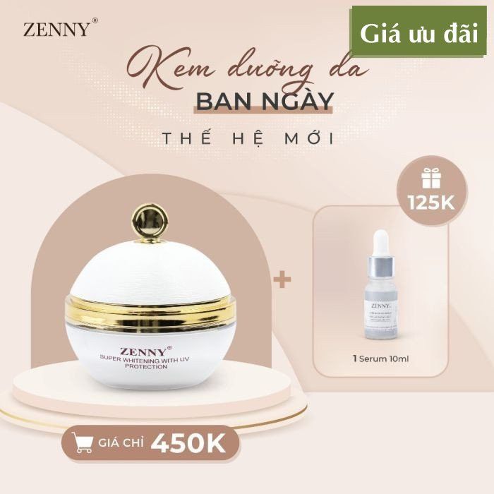 Kem Dưỡng Sáng Da Chống Nắng Ban Ngày Zenny Luxury