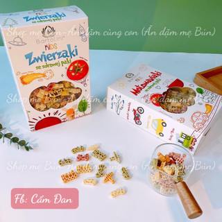 Mì nui rau củ bartolini cho bé hình con vật