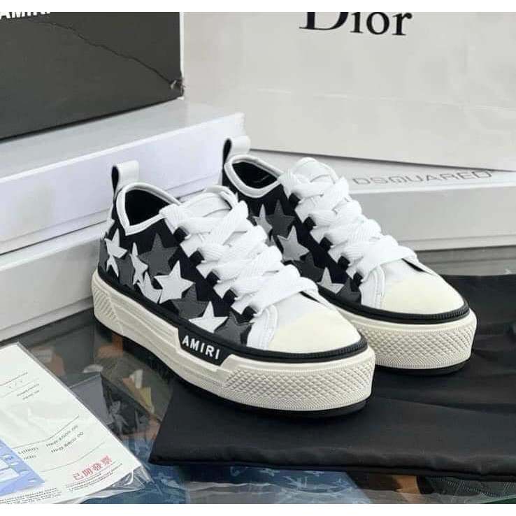 Giày Amiri sao buộc dây nam , giày slipon hình sao nổi full box - hàng QCCC video và ảnh tại shop
