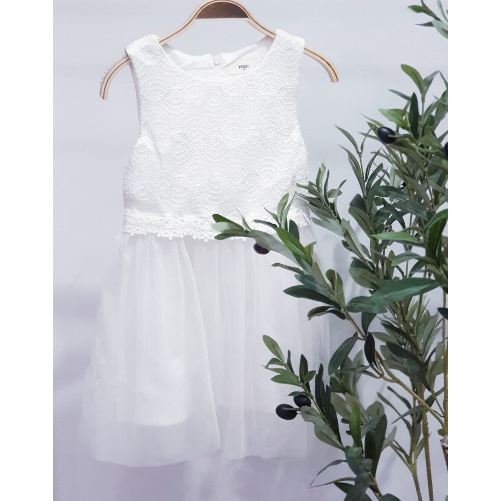 Váy công chúa hoạ tiết sóng biển, hàng xuất dư Hàn