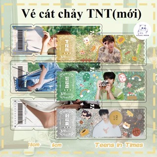   sẵn mới  Vé cát chảy TNT Tranh cát chảy bookmark vé laser Thời Đại Thiếu Niên Đoàn Teens in times Gia Kỳ Tuấn Lâm 