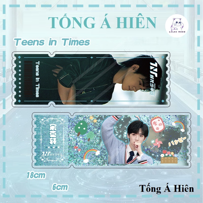 Vé cát chảy TNT I Tranh cát chảy bookmark vé laser 2023 Thời Đại Thiếu Niên Đoàn Teens in times