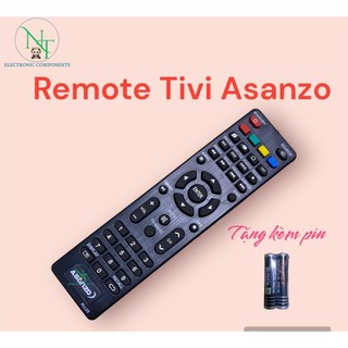 Remote điều khiển TiVi Asanzo Smart LCD . Đồ bấm TiVi Asanzo . Tặng kèm pin sử dụng