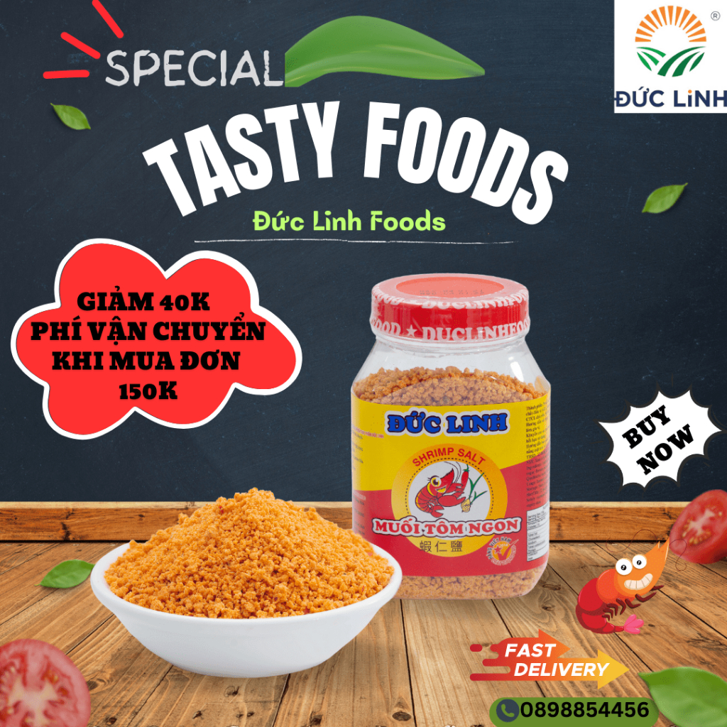 Muối Tôm Ngon Hũ 100g