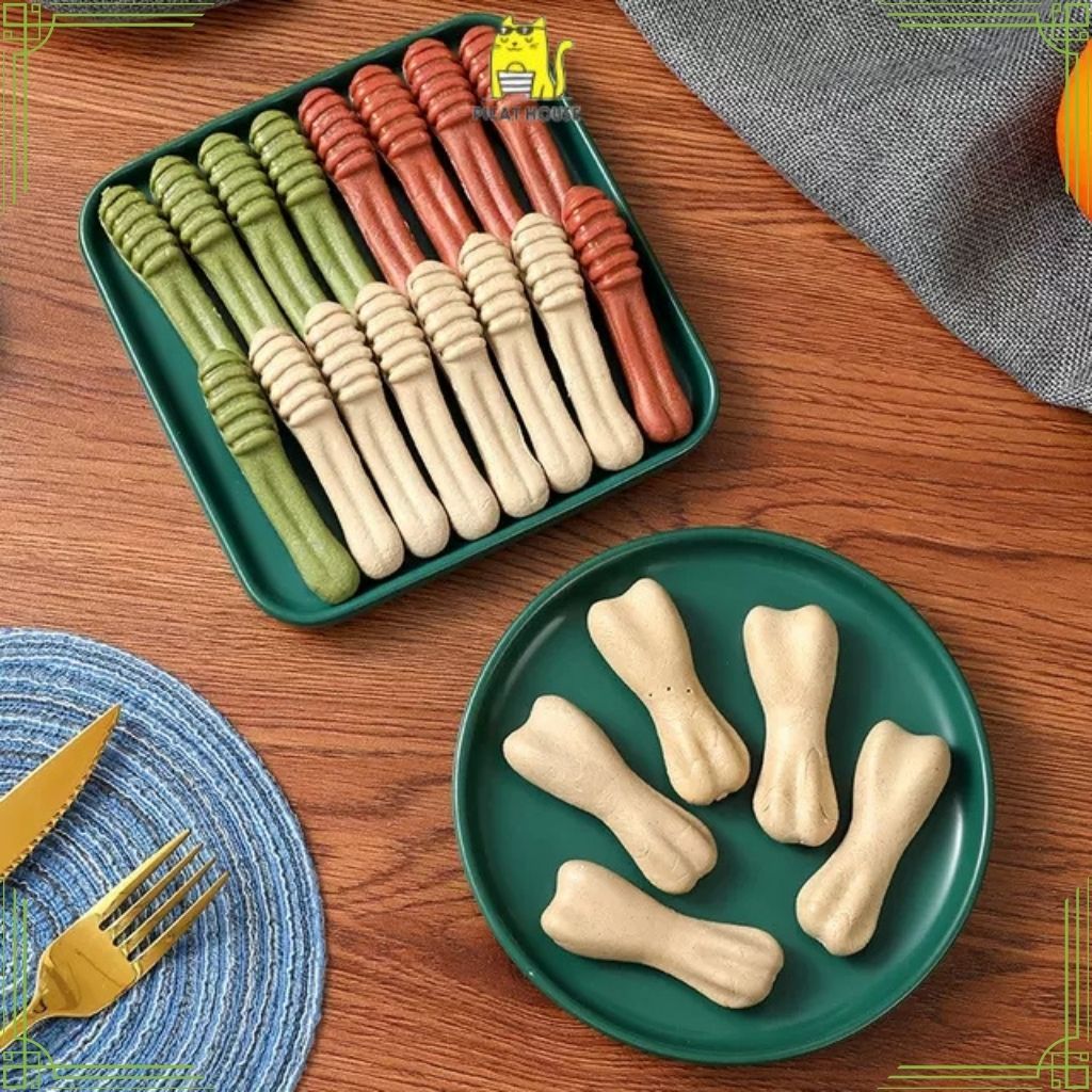 Xương gặm sạch răng,xương canxi cho chó PICATbổ sung dinh dưỡng gói 6 thanh 90g