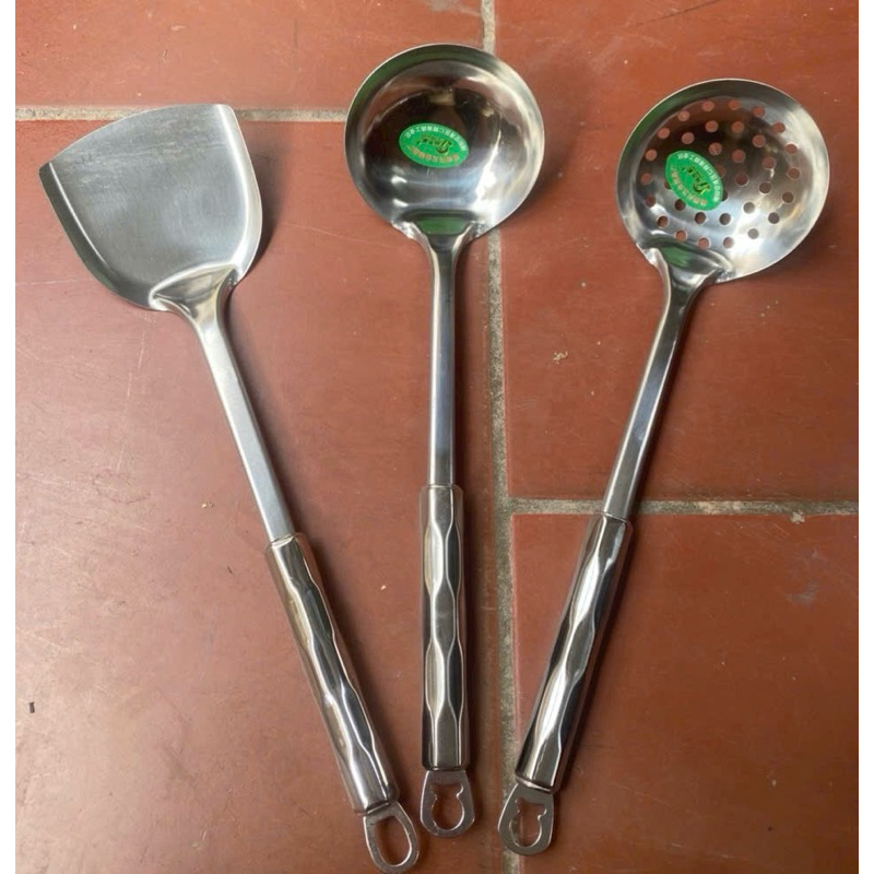 Bộ Muôi Inox Cao Cấp ( Muôi Thủng - Muôi Canh - Xẻng Xào)
